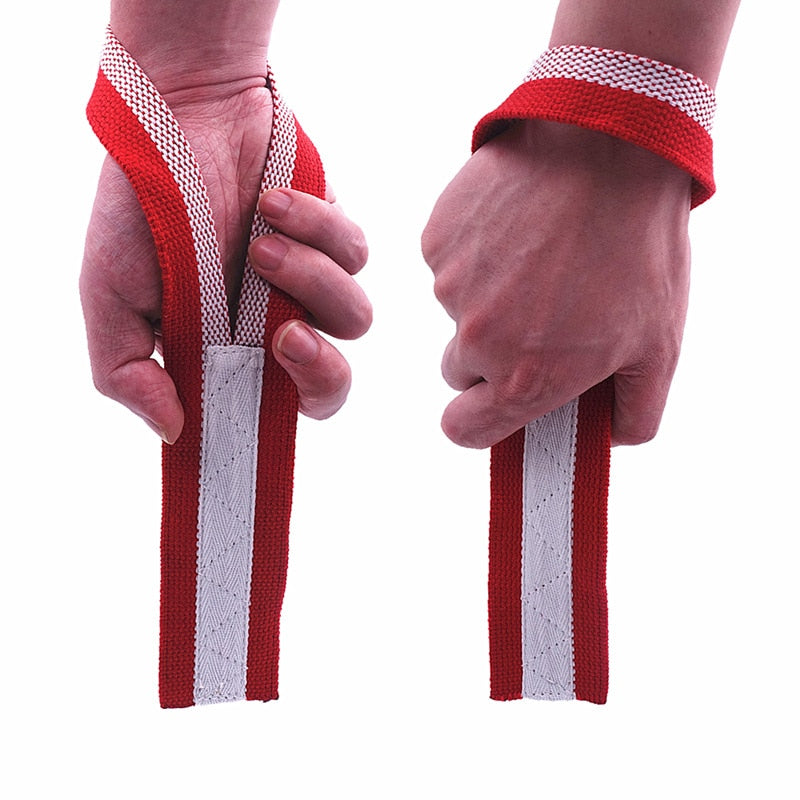 Weightlifting straps for bodybuilding, powerlifting, heavy deadlifting and  grip support - 1 pair – Red Reps