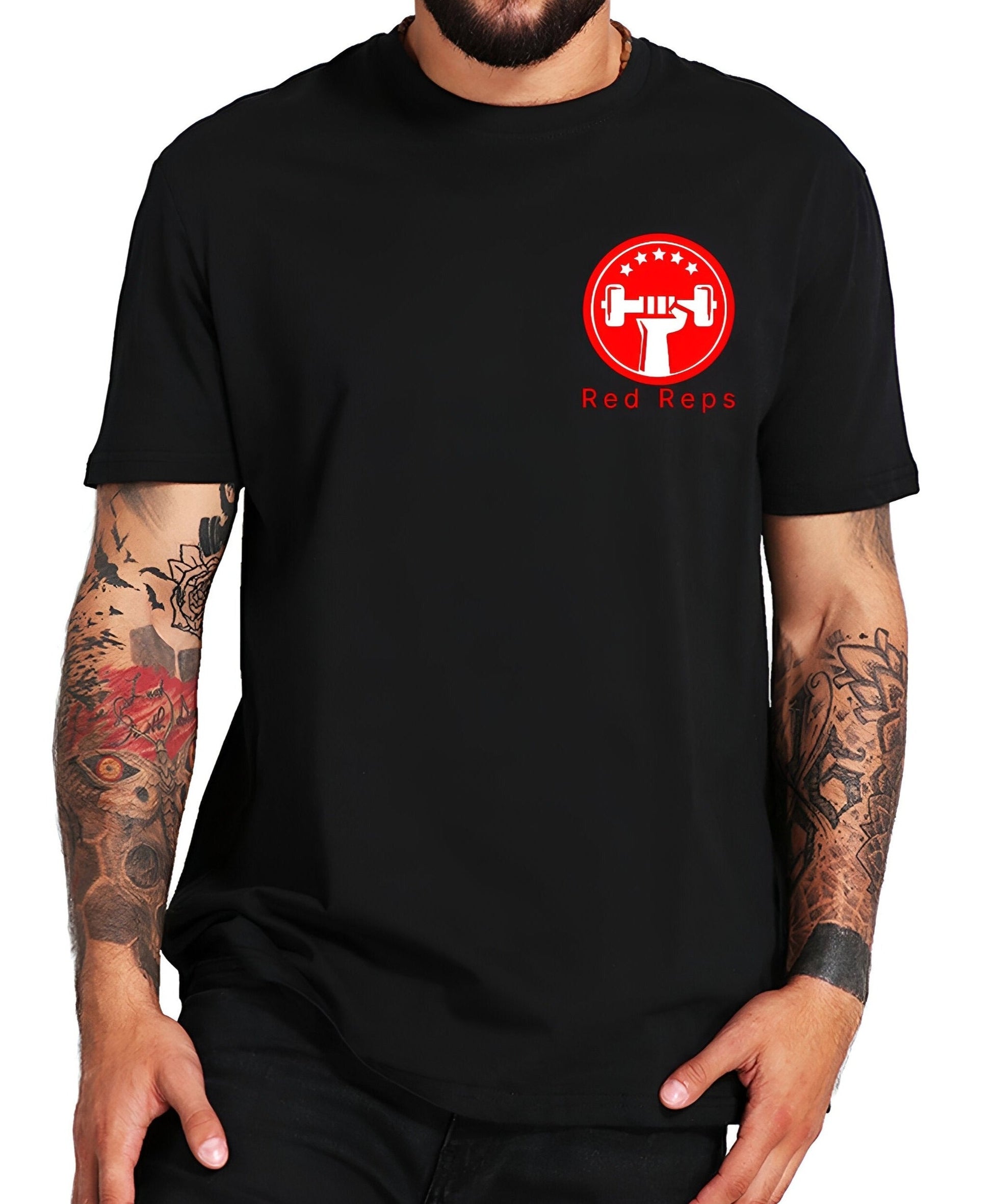 Red Reps Brand Awareness Tee Men's Black