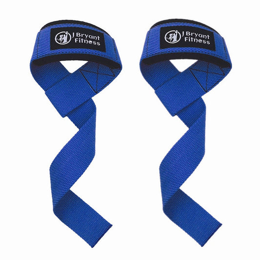 Padded Lifting Straps (Blue)
